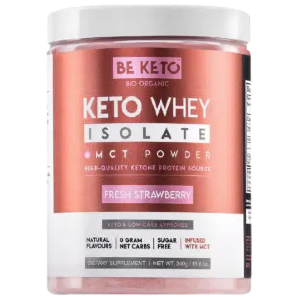 De Keto Whoy Isolate + MCT - 300 Gramm