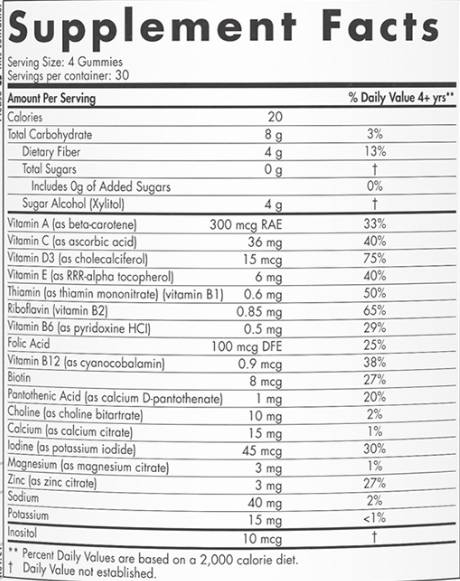 Kids Multi Gummies | Zero Sugar - 120 gummies