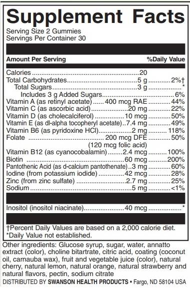 GUMMIES MULTIVITAMINES DE NIÑOS | Fruta mixta - 60 tabletas masticables