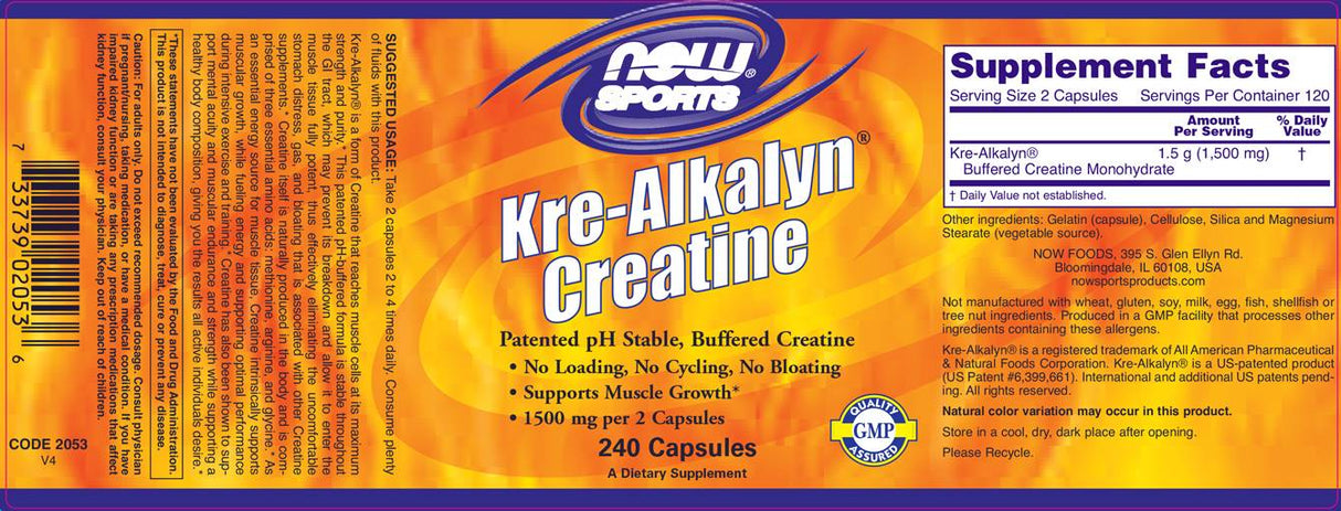 Kre -Alkalyn - 240 kapsułek