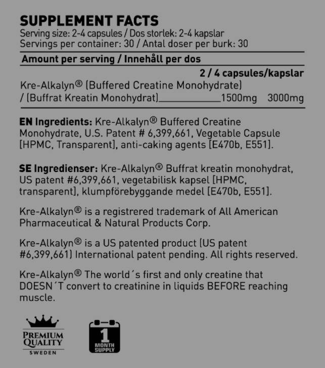Kre -Alkalyn 750 mg - 120 tobolek