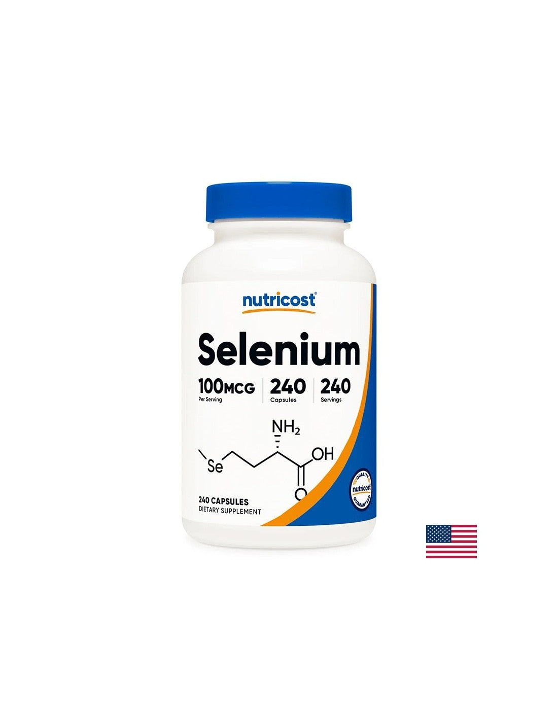 Thyroid - Selenium (L-selenomethionine), 100 µg x 240 capsules