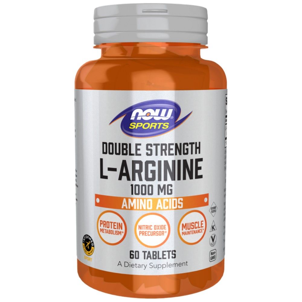 L-Arginine 1000 mg / Double Strength - 60 Tablets