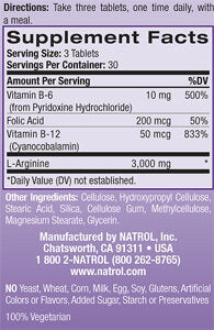 L-Arginine 5000 mg. / 90 Tabs.