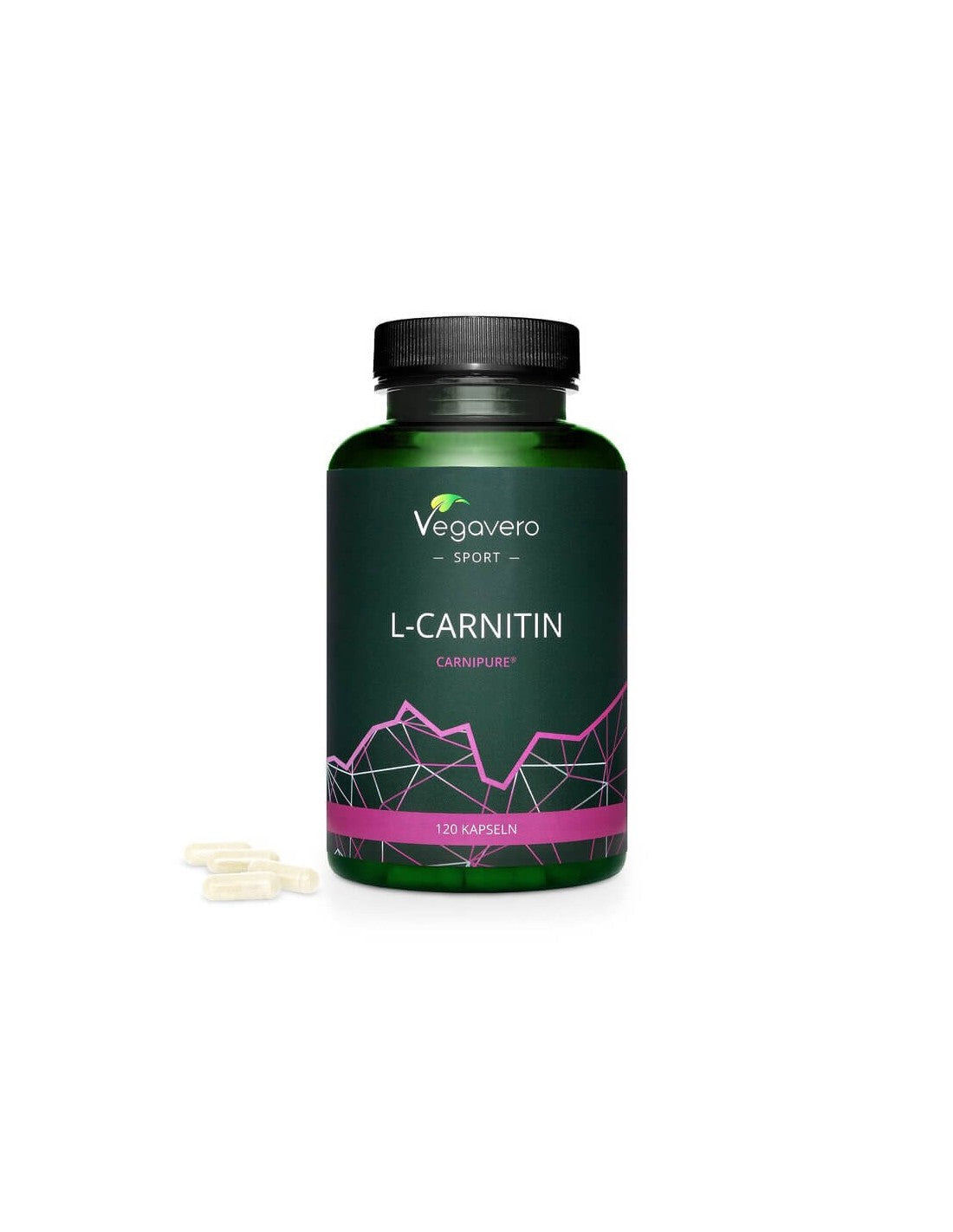 L-Carnitine, 120 capsules, 100% Vegan Vegavero