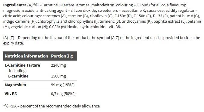 L-Carnitine Xplode - 300 grams