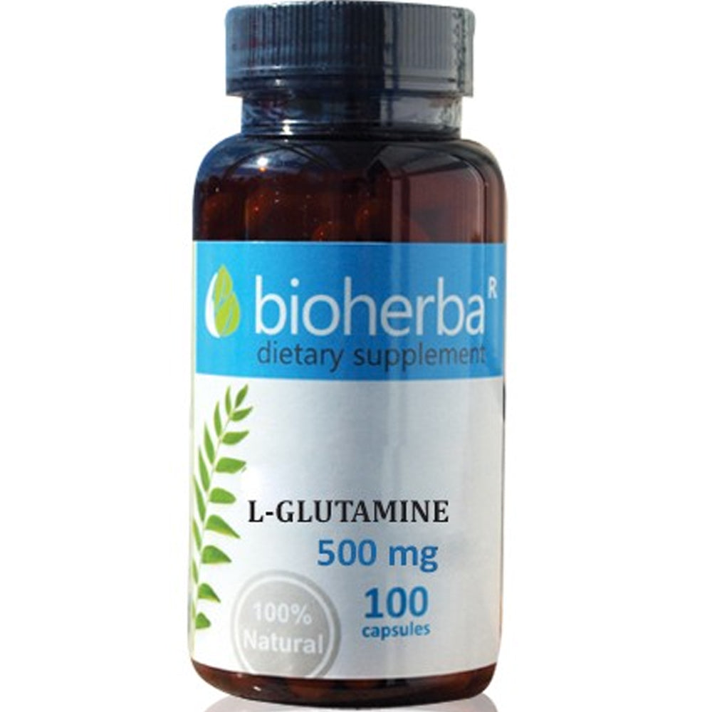 L -Glutaminas 500 mg - 100 kapsulių
