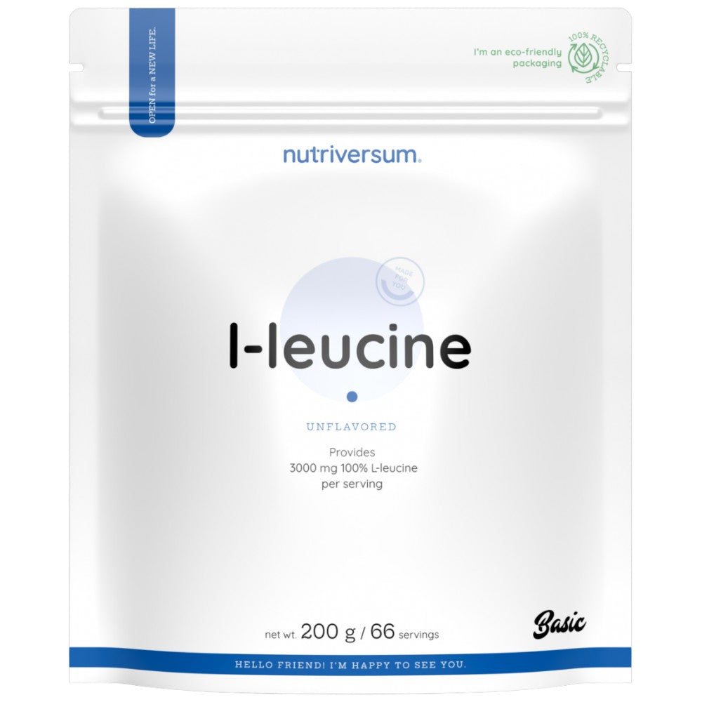L-leucyna proszek | 100% czystej leucyny - 200 gramów