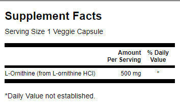 L -ornithine 500 mg - 60 Kapselen
