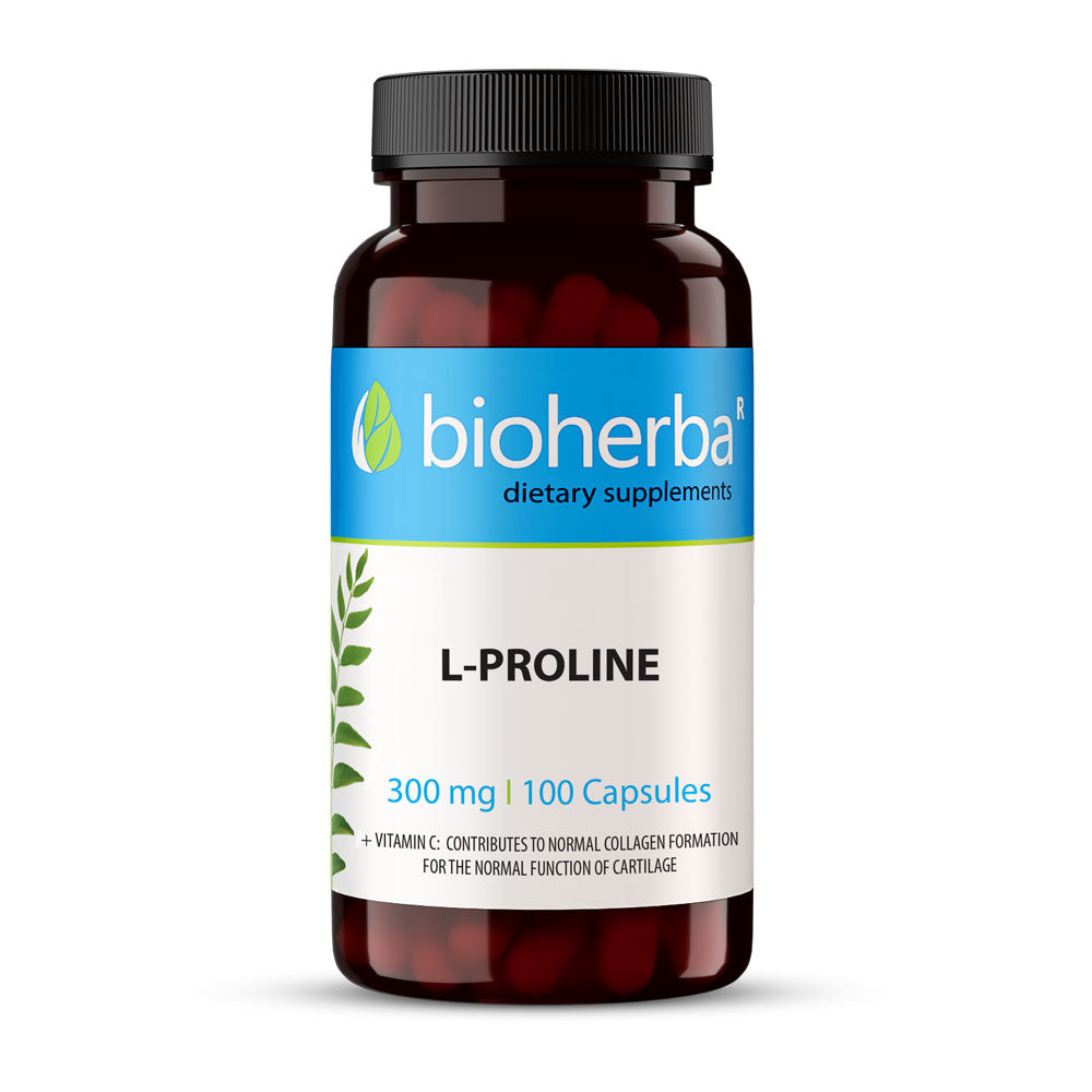 L -proline 300 mg - 100 cápsulas