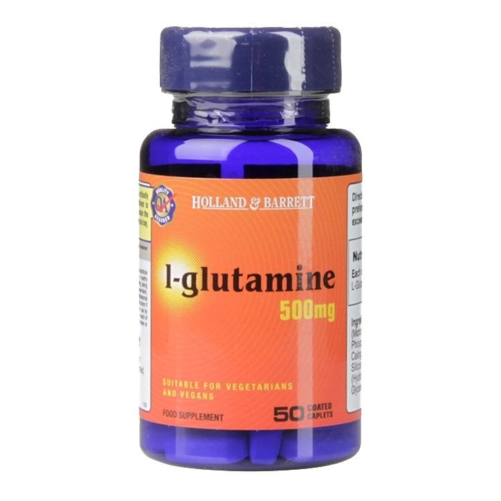 L-glutamine 500mg 50 tabletas Holanda y Barrett