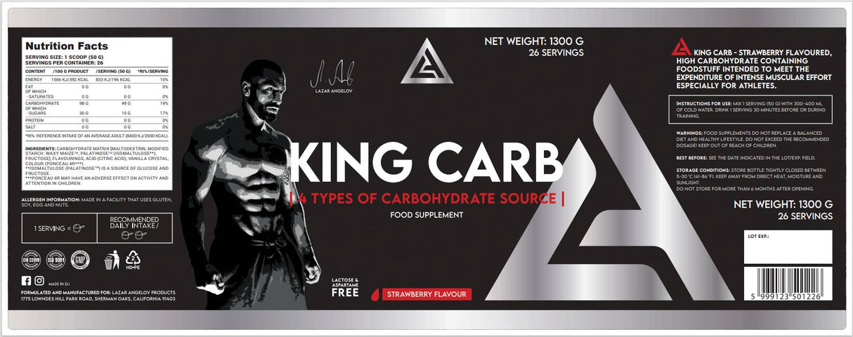 LA King Carb | 4 Type Carb Matrix - 1300 grams