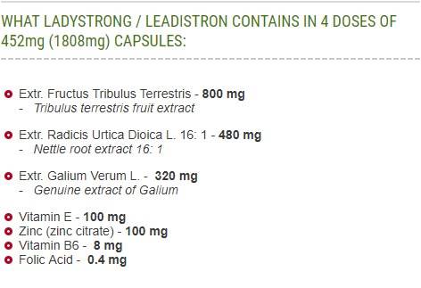 Lady Strong 75 cápsulas
