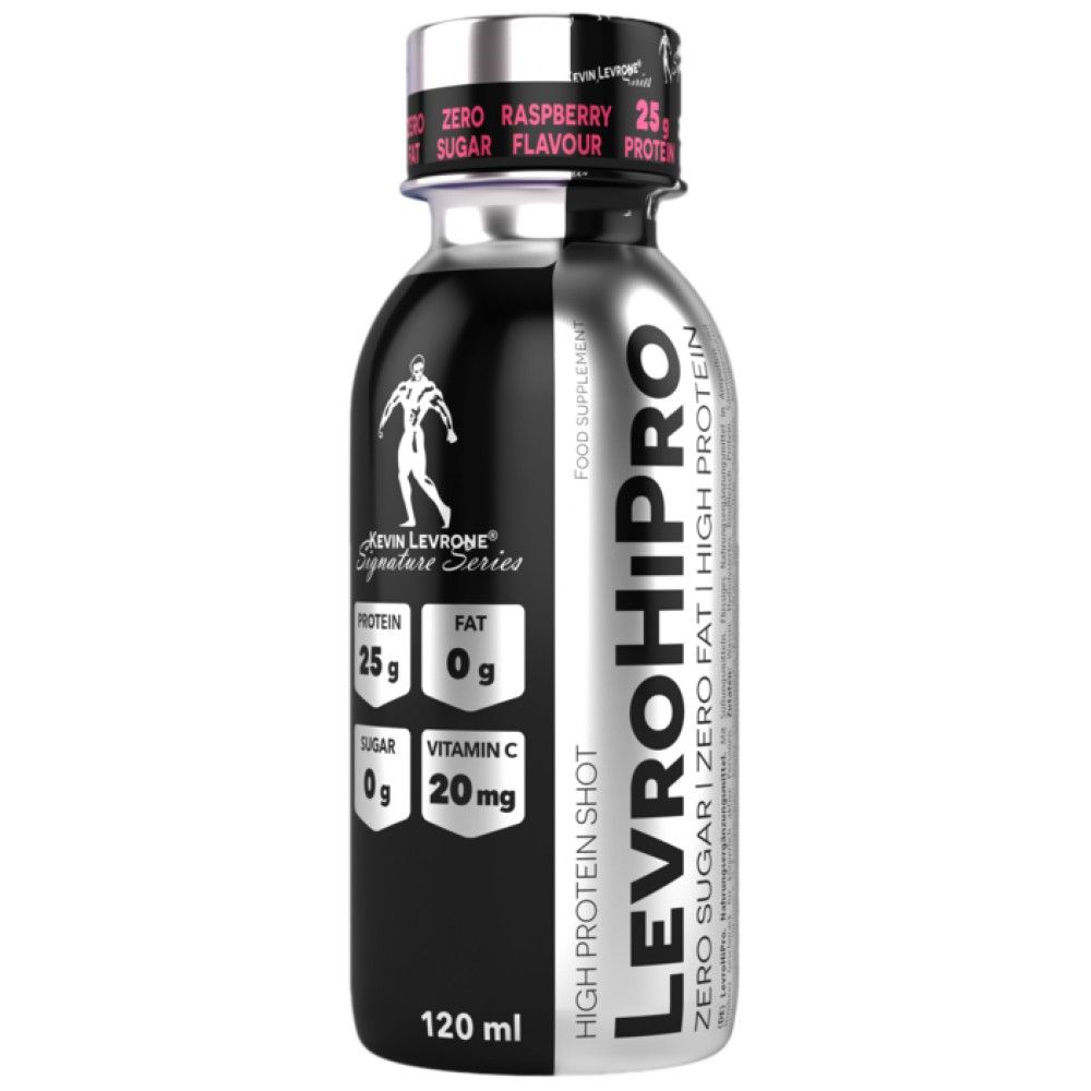 LevroHiPro Shot / 25 g of Hydrolyzed Beef Protein with Zero Sugar - 120 ml