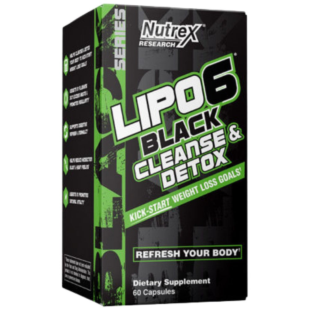 Lipo 6 Black | Cleanse & Detox - 60 capsules
