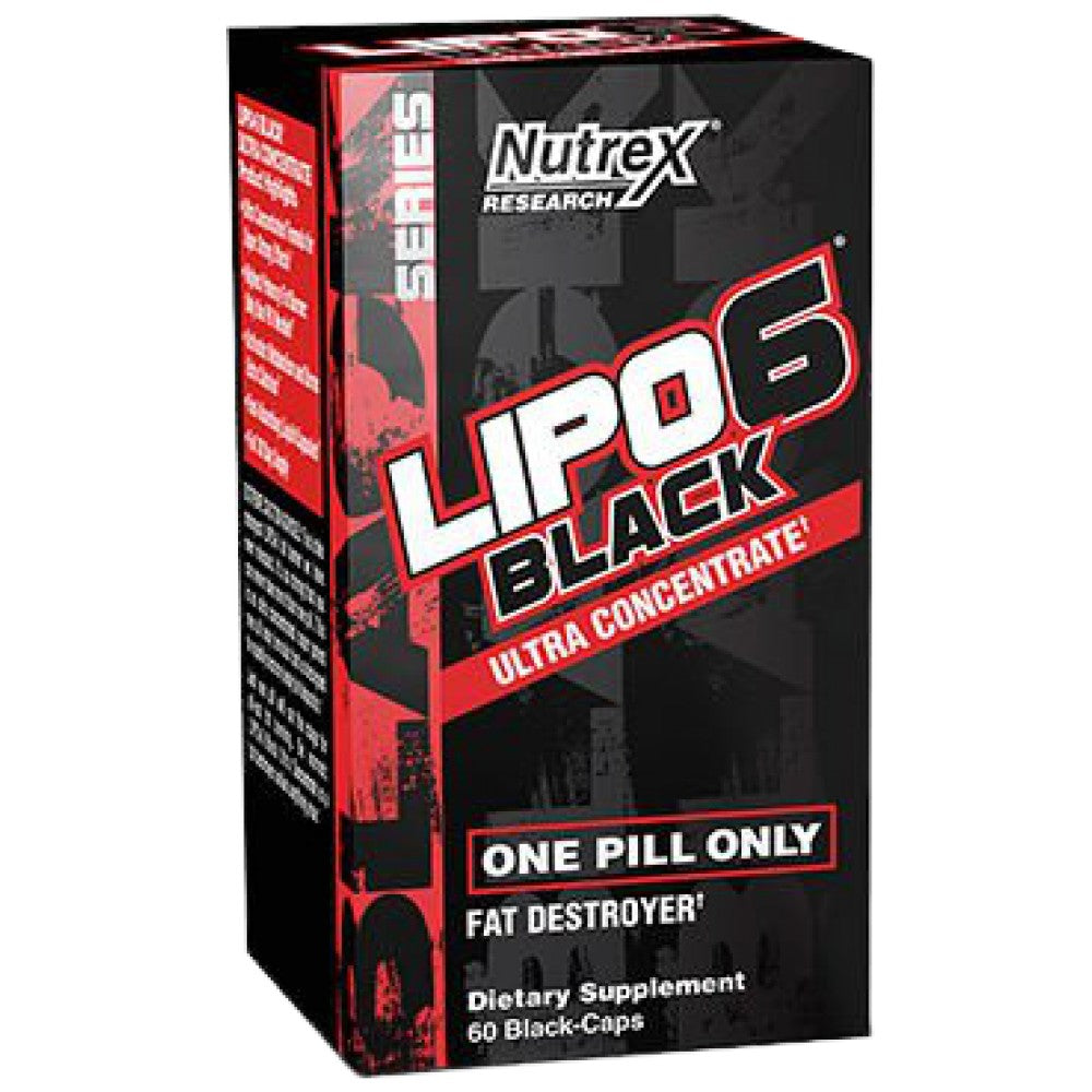 Lipo 6 Black Ultra Concentrate | Extreme potentie 60 capsules