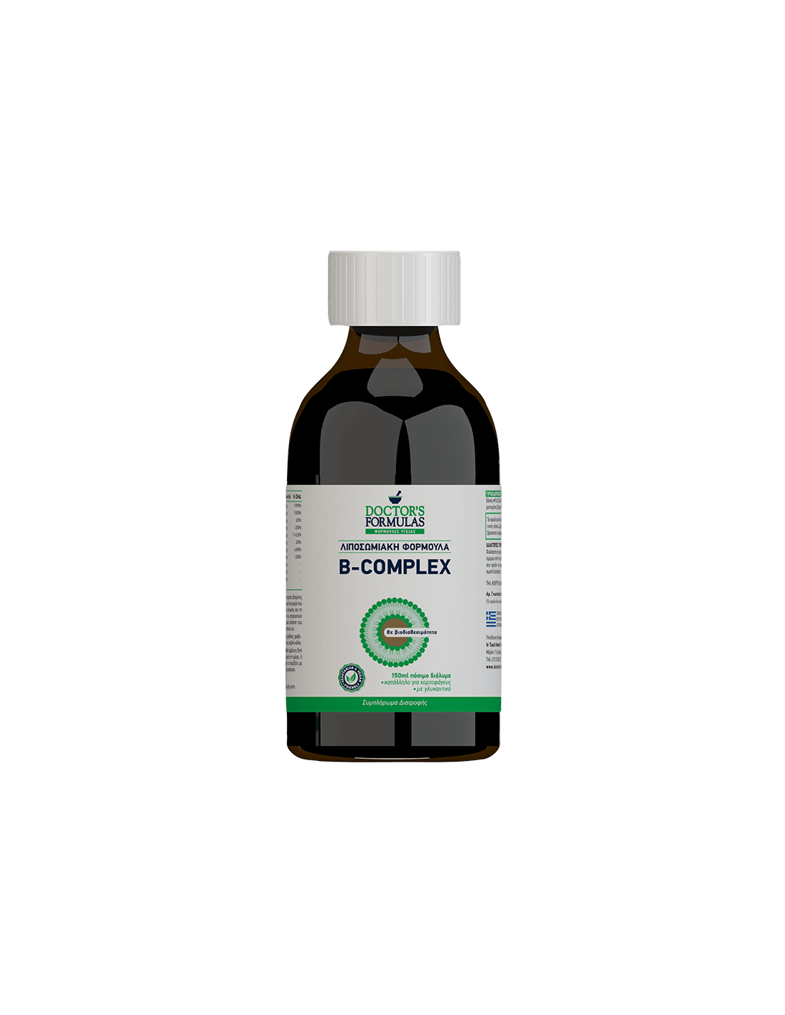 Liposomale Formulering B-Complex / Liposomaal Vitamine B-Complex, 150 ml <tc>Doctor’s Formulas</tc>
