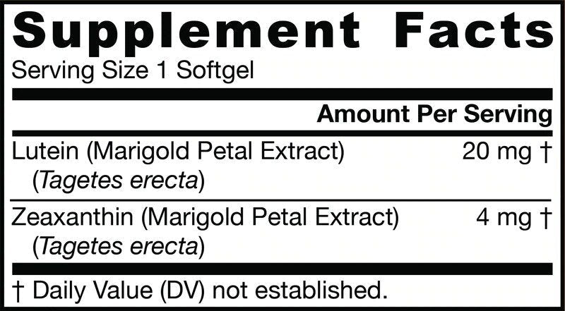 Lutein 20 mg - 60 Softgels