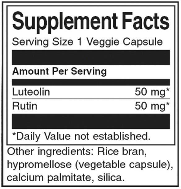 Luteolin Complex 100 mg - 30 capsules