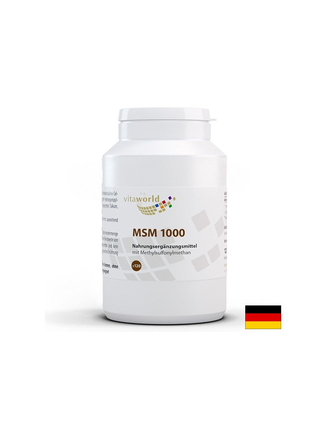 Juntas y huesos - MSM (metilsulfonilo metano), 1000 mg x 120 tabletas