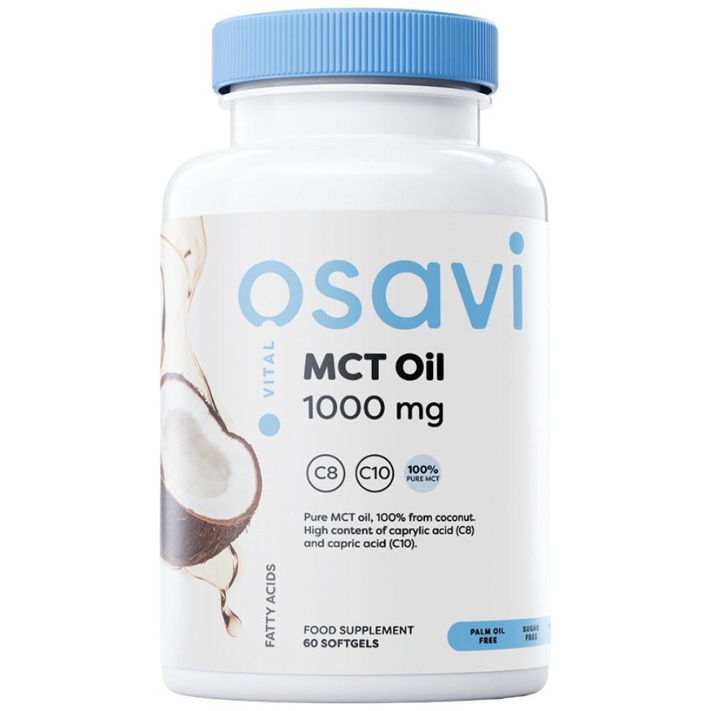 MCT olej 1000 mg | C8 + C10 - 60 softgelů