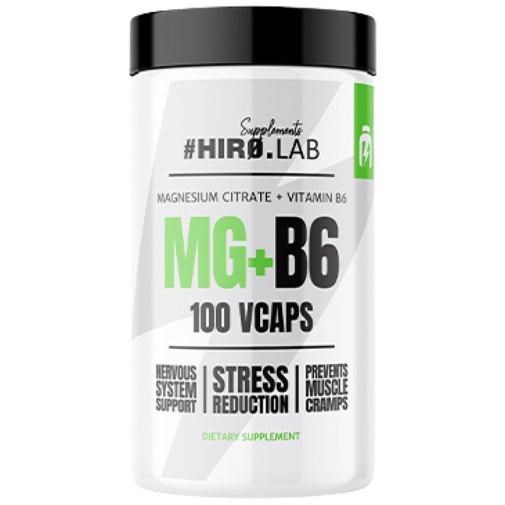 Mg + B6 | Magnesiumcitraat + B6 - 100 capsules