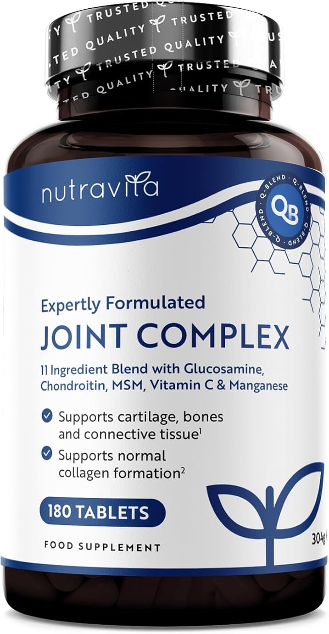 Complejo conjunto con glucosamina, condroitina, MSM y manganeso - 180 tabletas (6 meses de admisión)