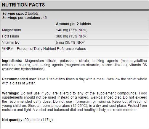 Mag plus B - 90 Tablets