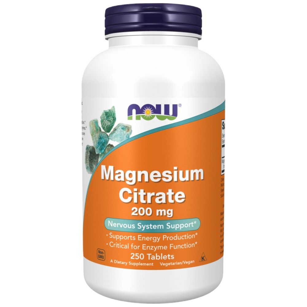 Citrato de magnesio 200 mg - 250 tabletas