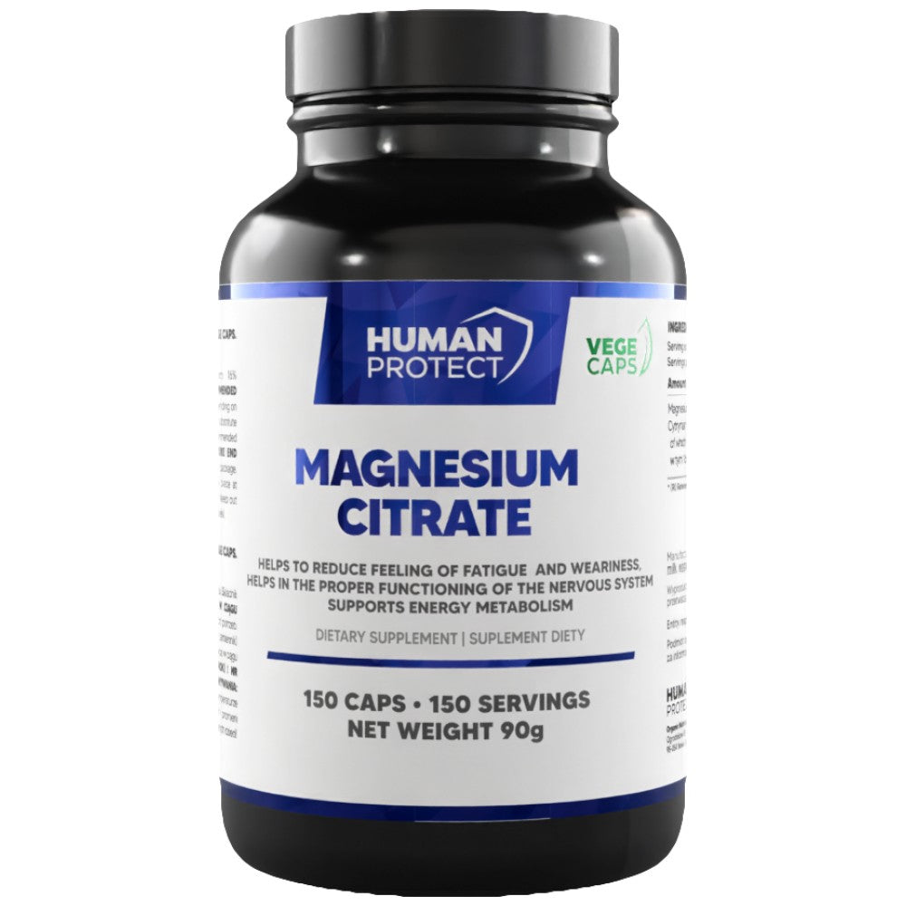 Cytrynian magnezu 500 mg - 150 kapsułek