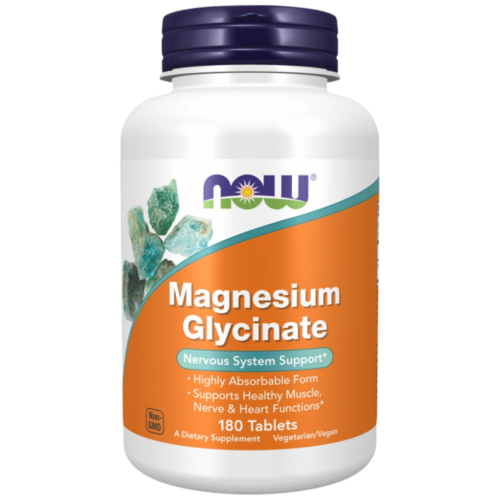 Magnesium Glycinate | Highly Absorbable Magnesium Bisglycinate - 180 Tablets