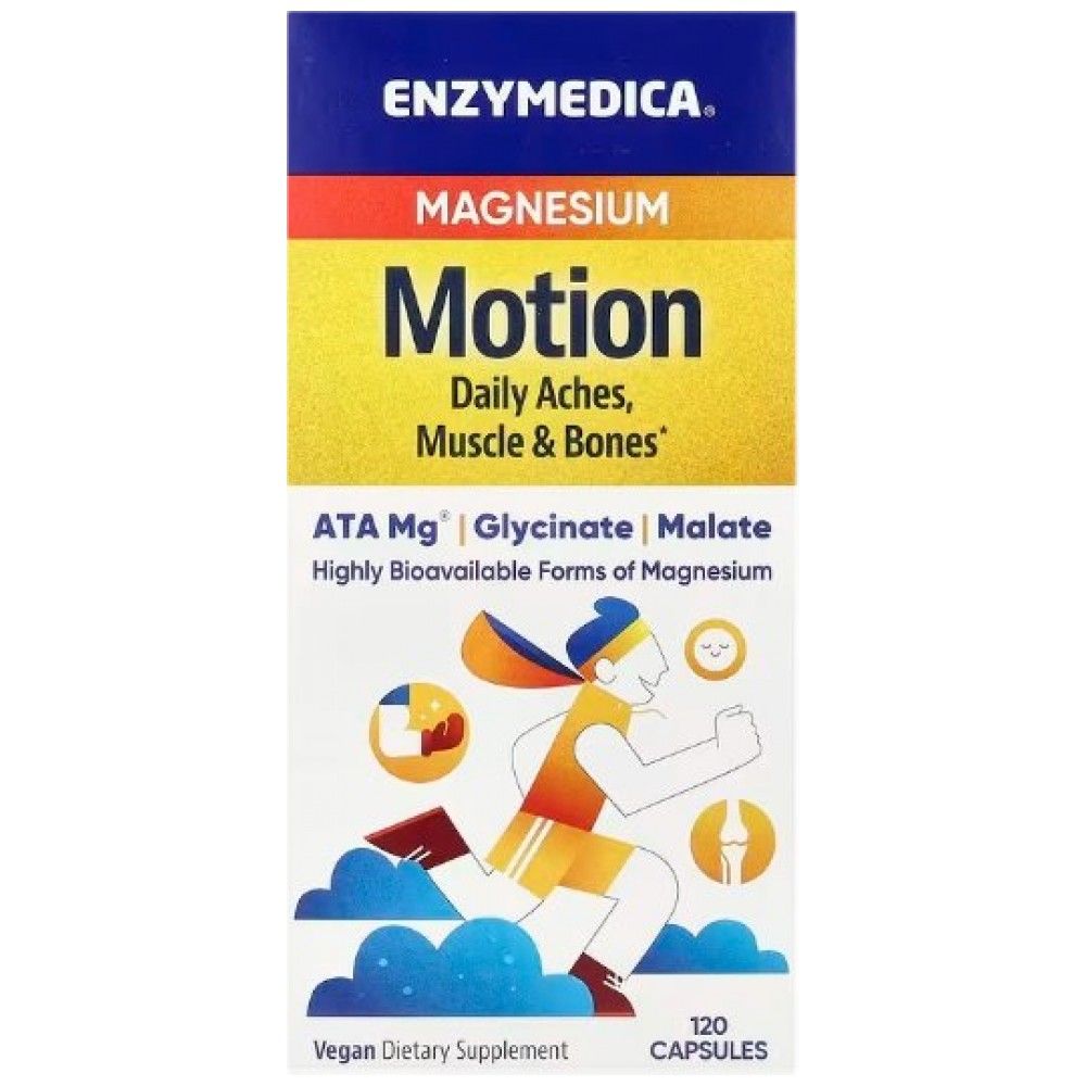 Ruch magnezu | Bisglicynian magnezu i magnezu - 120 kapsułek