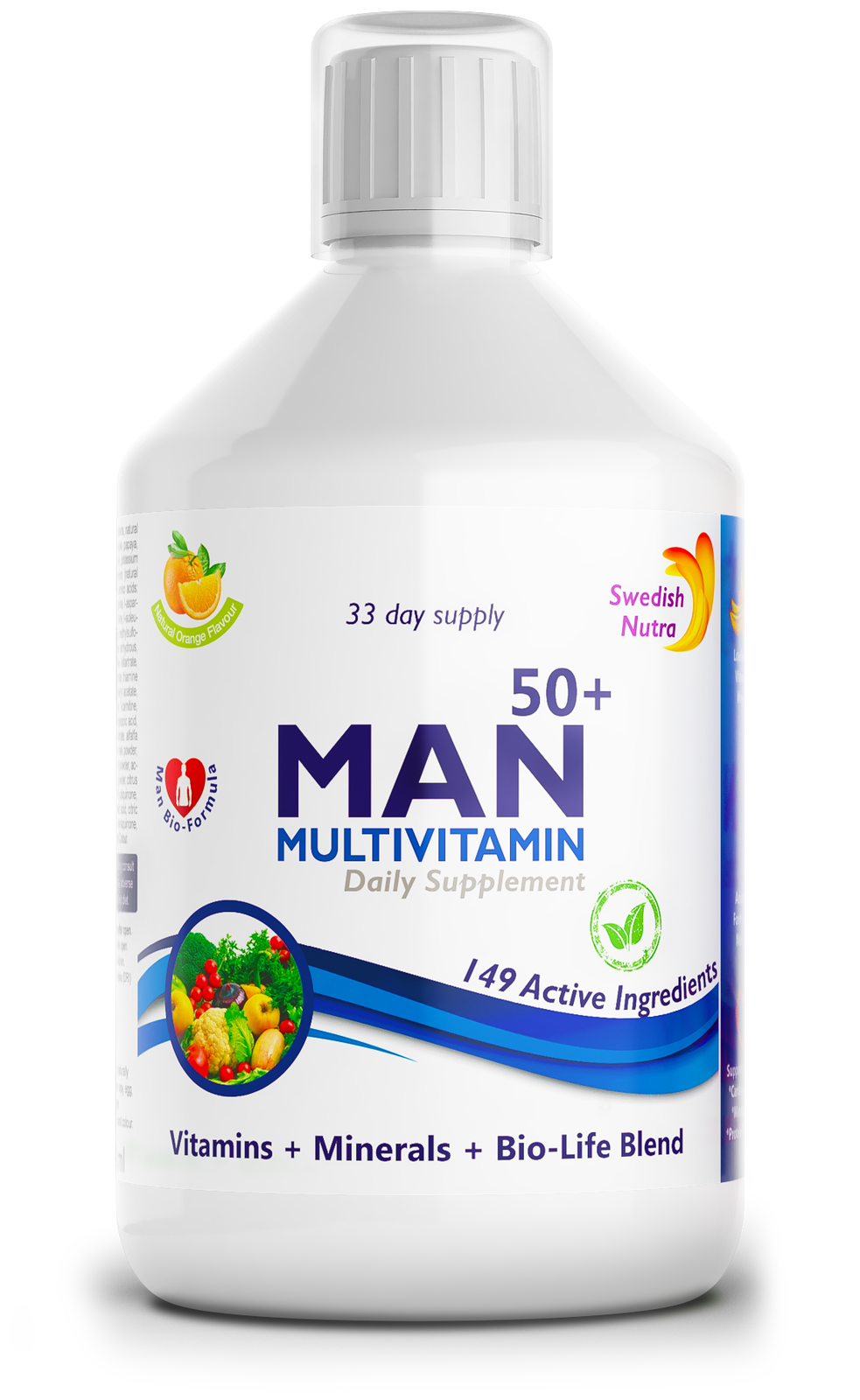 Man 50+ multivitamins for men with collagen 1497 mg - 149 active ingredients /500 ml/