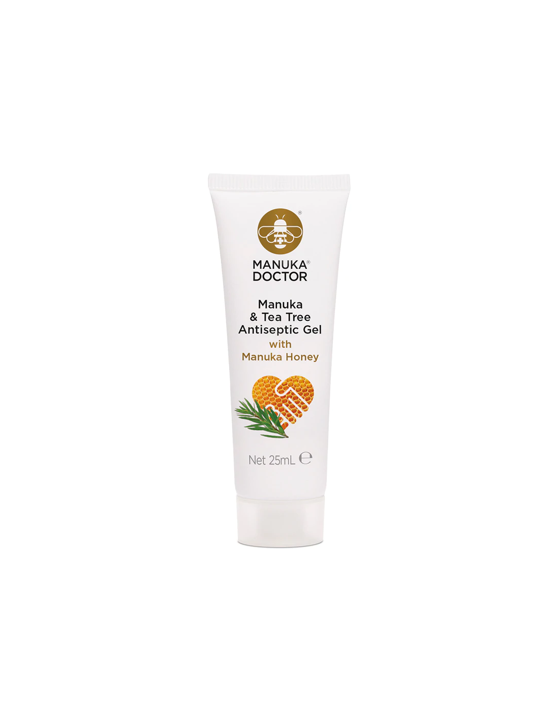 Gel antiséptico de Manuka & Tea Tree con miel de Manuka, 25 ml