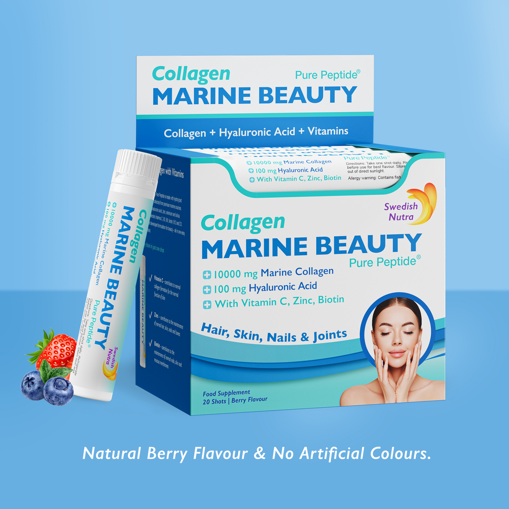 Fish Collagen Marine Beauty 10000 mg with hyaluronic acid 100 mg /20 x 25 ml/