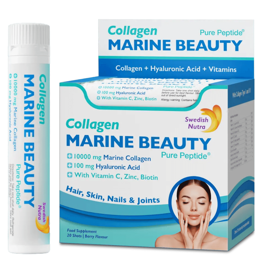 Fish Collagen Marine Beauty 10000 mg with hyaluronic acid 100 mg /20 x 25 ml/