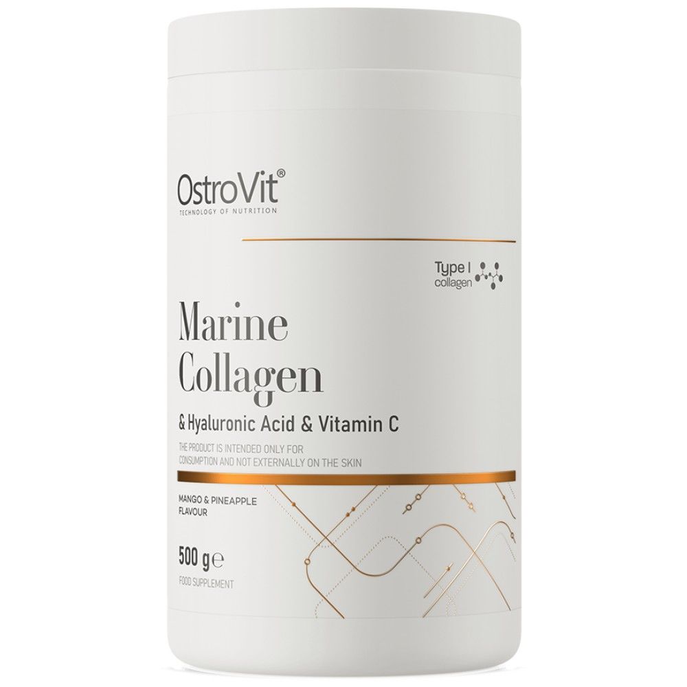 Marine Collagen & Hyaluronic Acid Powder | with Vitamin C - 500 grams
