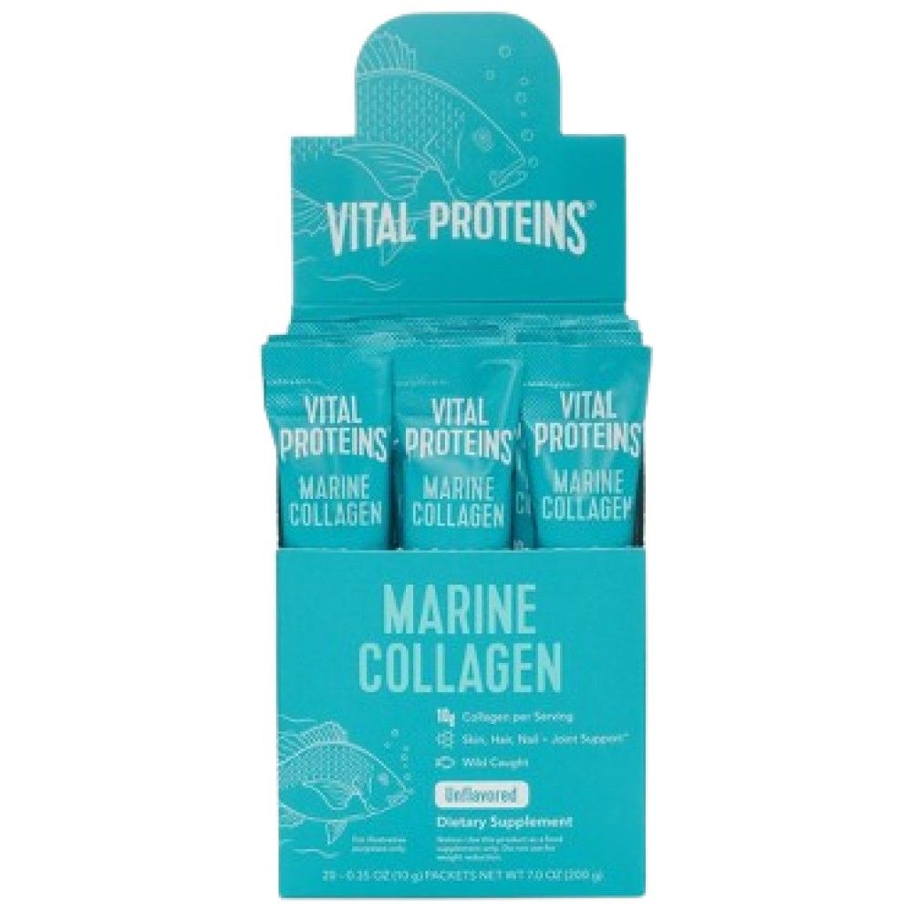 Marine Colagen / Hydrolyzovaný rybí kolagen - 10 x 10 gramů