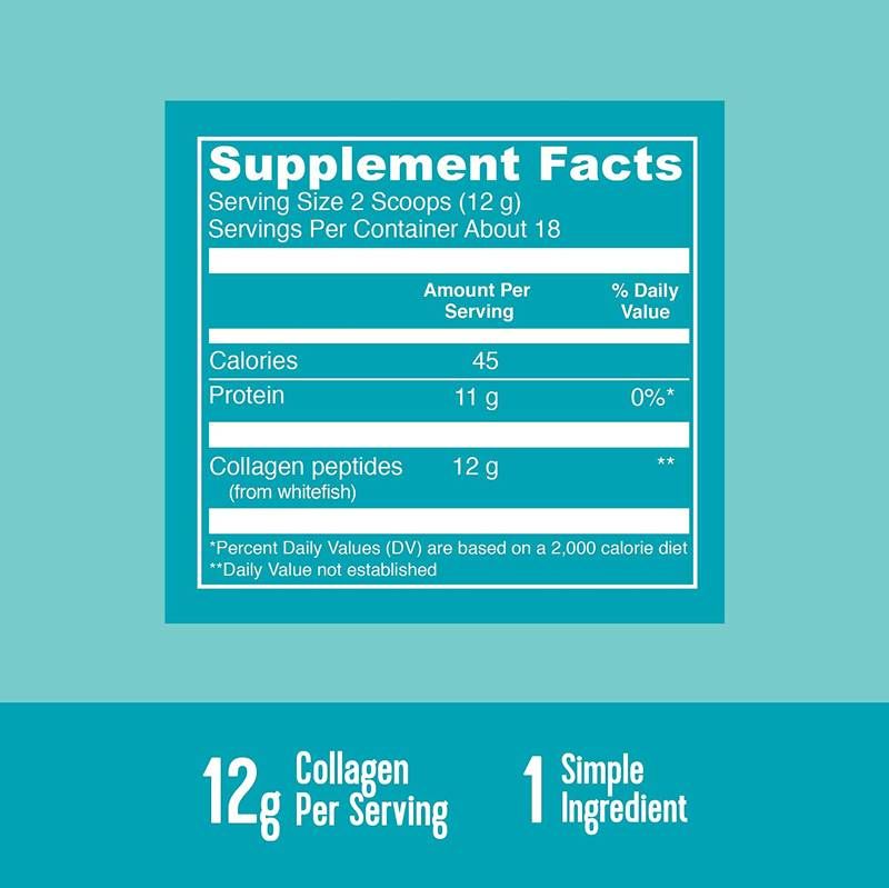 Marine Collagen / hydrolyzed Fësch Collagen - 221 Gramm