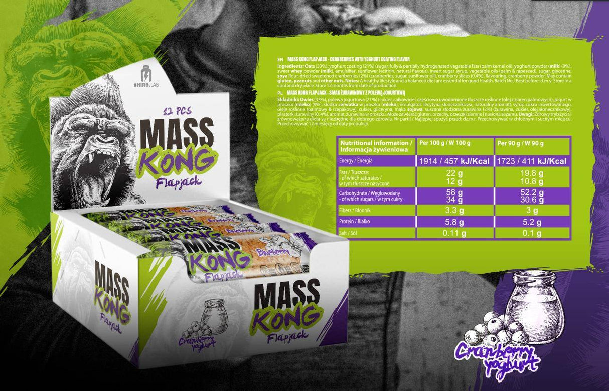 Mass Kong Flapjack ~ oat Bar - 90 Gramm