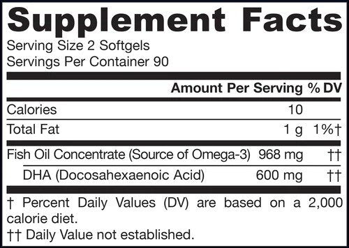 Max DHA - 180 Gelkomples