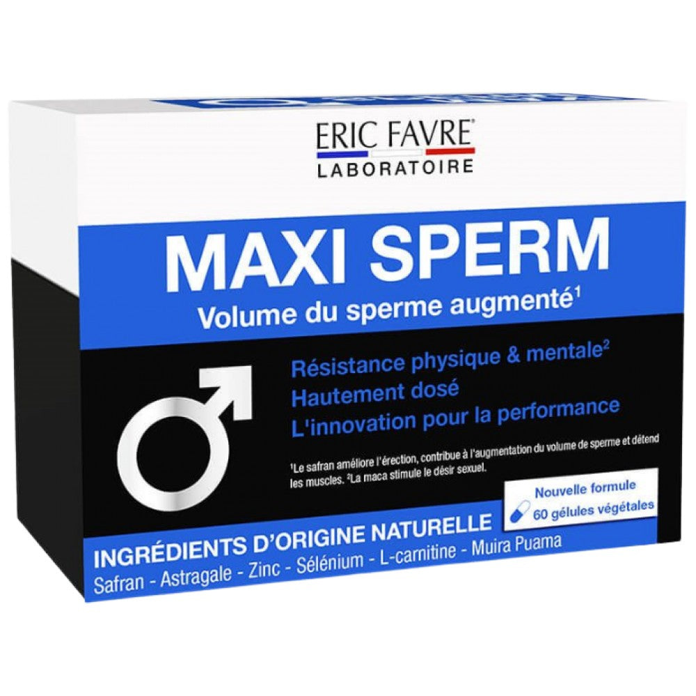 Maxi Spermien | Erhéijung Spermm Volumen - 60 Kapselen