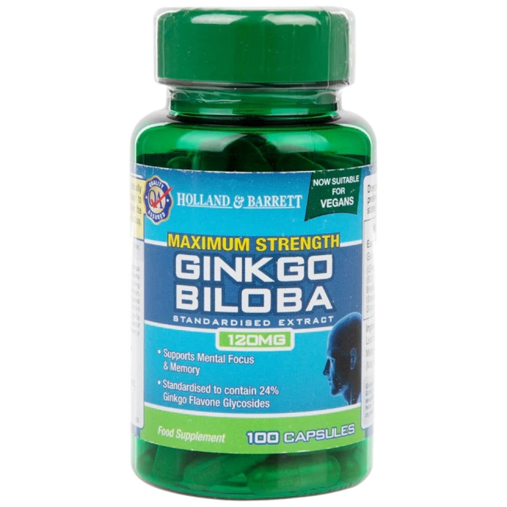 Maximale sterkte ginkgo biloba 120 mg - 100 capsules