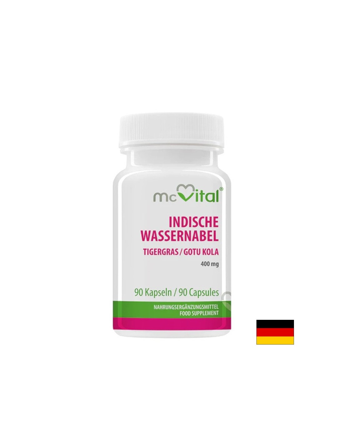 Circulatoire, koude ledematen - Gotu Cola (Aziatische Centella) McVital, 400 mg x 90 capsules
