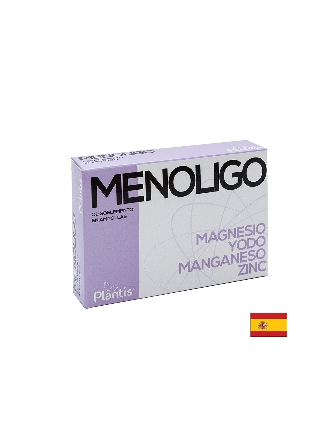 Menoligo Oligoelementos Magnesium, iodine, manganese, zinc/ For menopause, 20 ampoules to drink Artesania