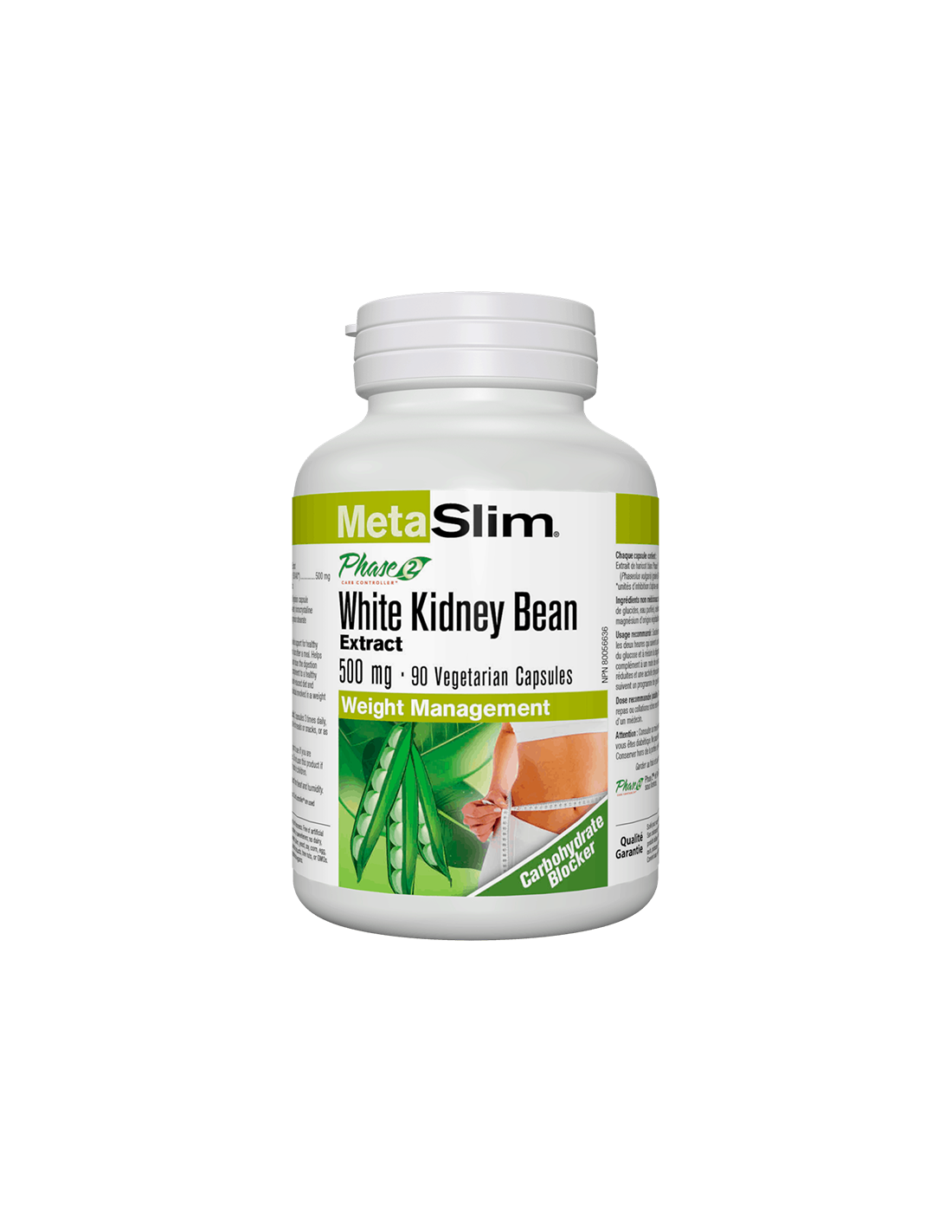 MetaSlim® Phase 2® White Kidney Bean 500 mg x 90 capsules