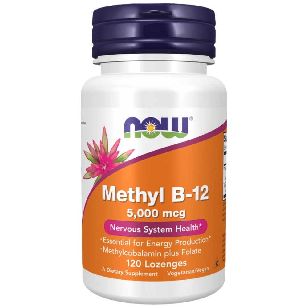 Methyl B-12 5000 mcg | with Folic Acid Quatrefolic® - 60 Sublingual tablets