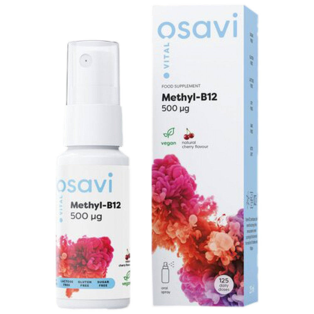 Metil B -12 burnos purškiklis/500 mcg vienam purškikliui - 25 ml