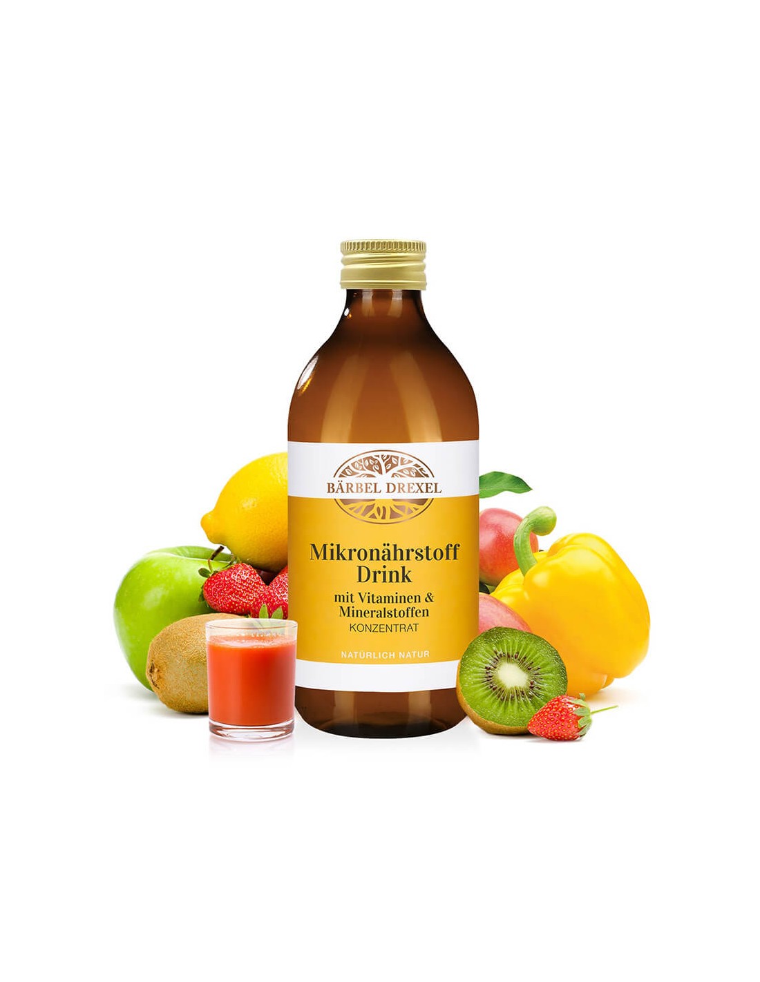 Micronutriëntendrank met vitaminen en mineralen / Vloeibare vitaminen, mineralen en sporenelementen, 300 ml <tc>Bärbel Drexel</tc>