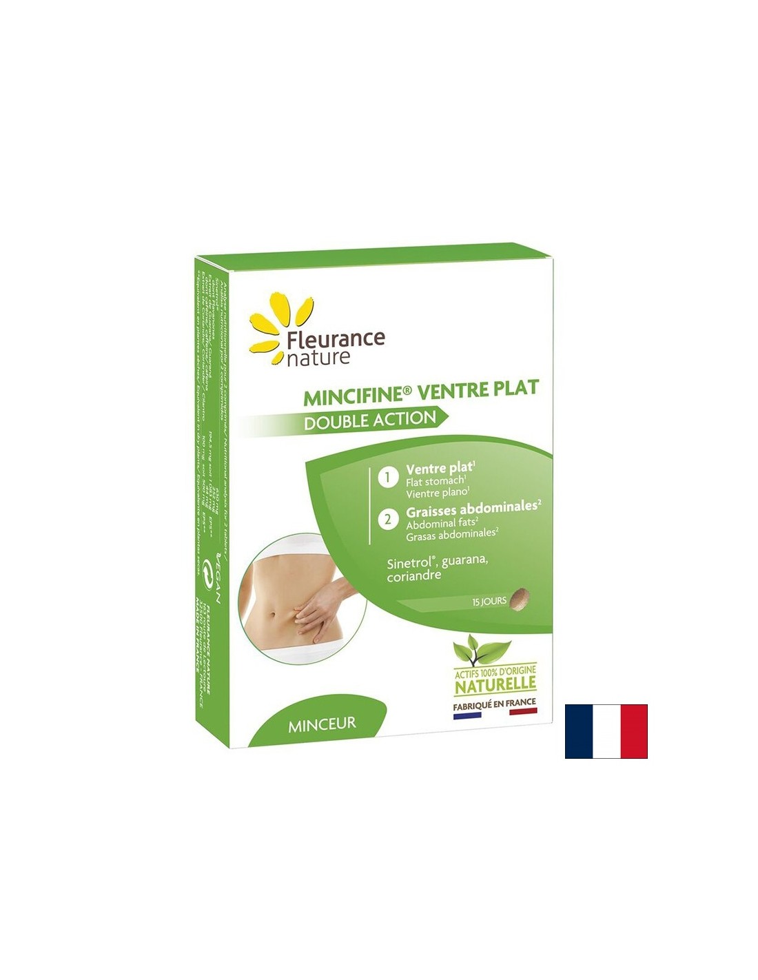 Fórmula herbal contra la grasa del vientre Mincifine, 30 tabletas